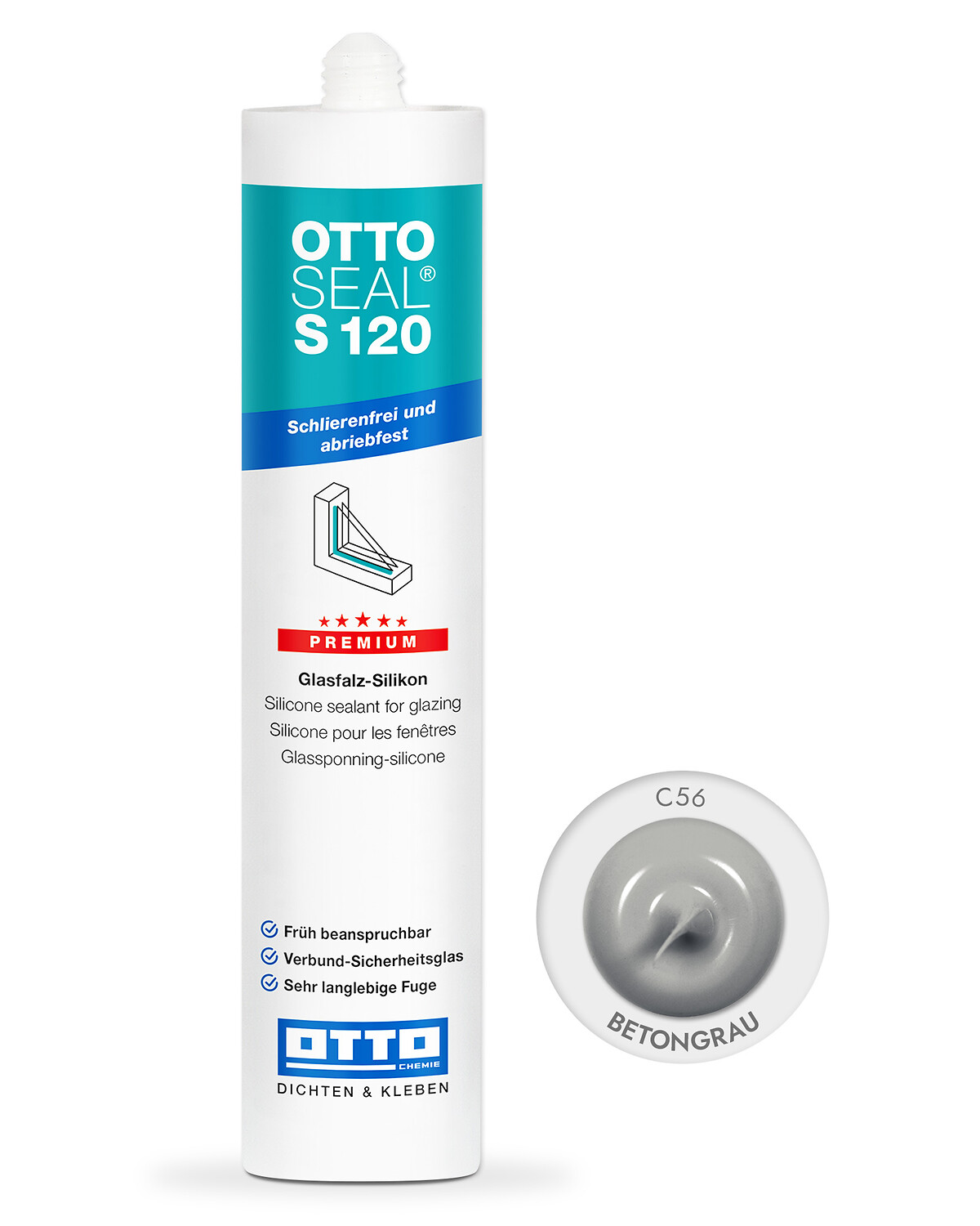OTTOSEAL® S 120 - Das Premium-Glasfalz-Silikon