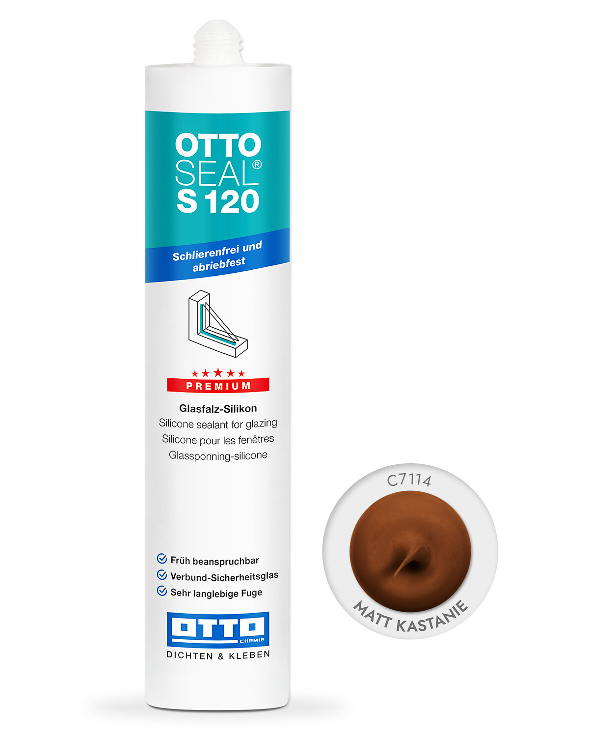 OTTOSEAL® S 120 - Das Premium-Glasfalz-Silikon