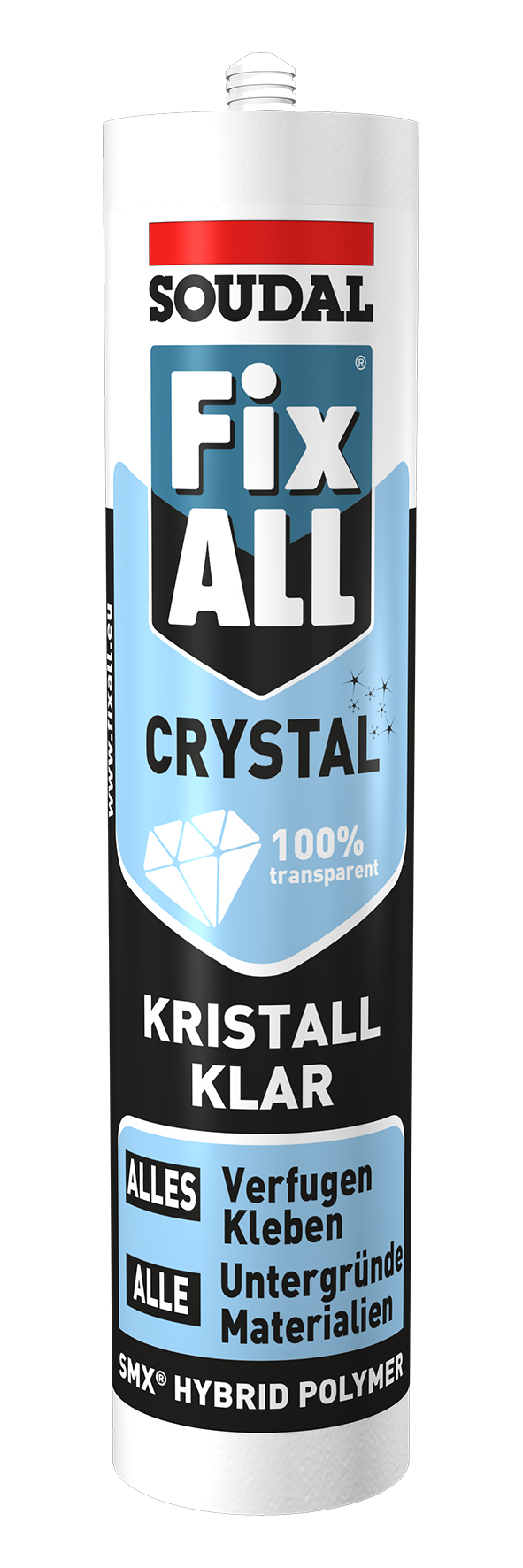 Soudal Fix All Flexi Crystal 300 g - Kristallklarer Kleb-Dichtstoff
