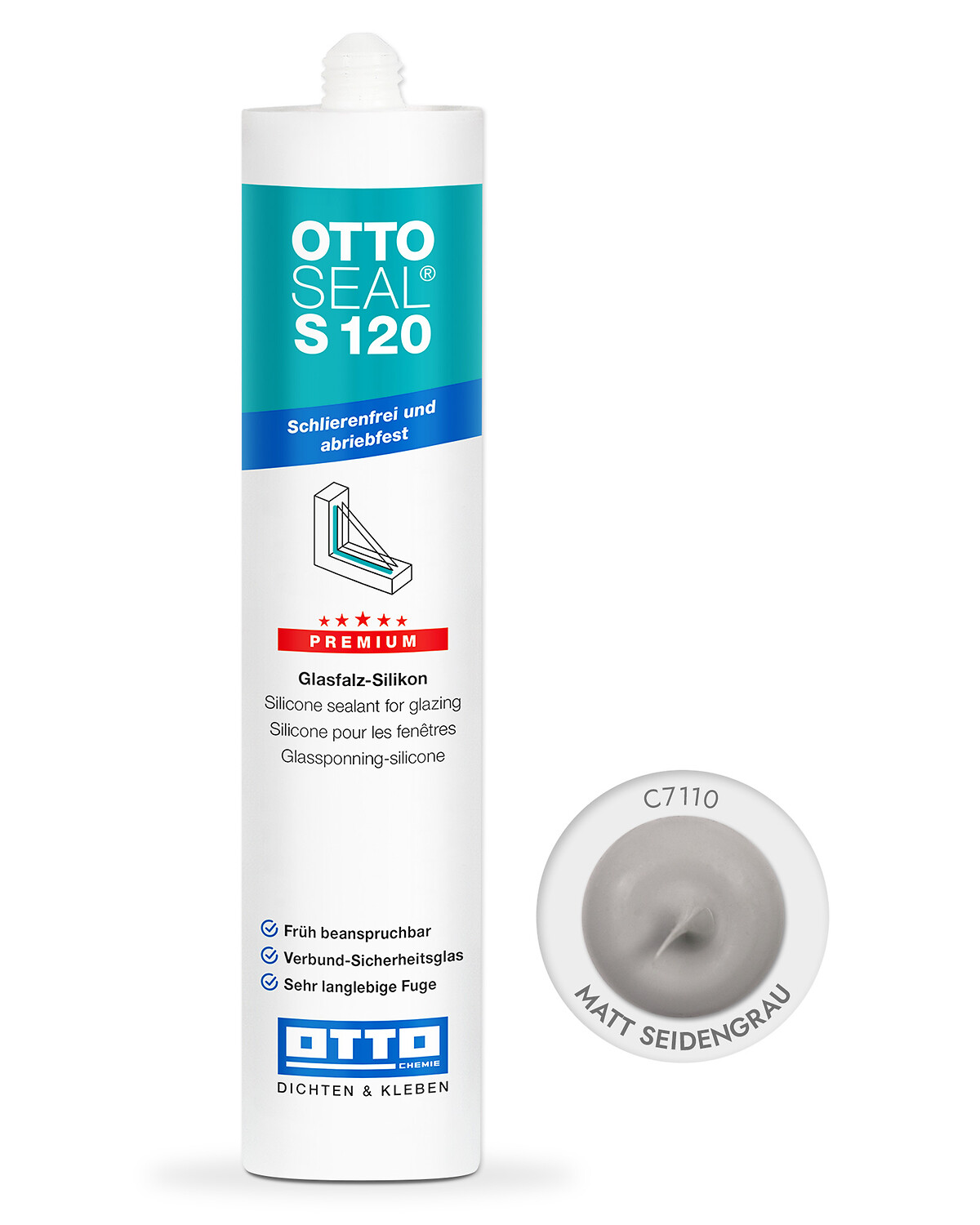 OTTOSEAL® S 120 - Das Premium-Glasfalz-Silikon
