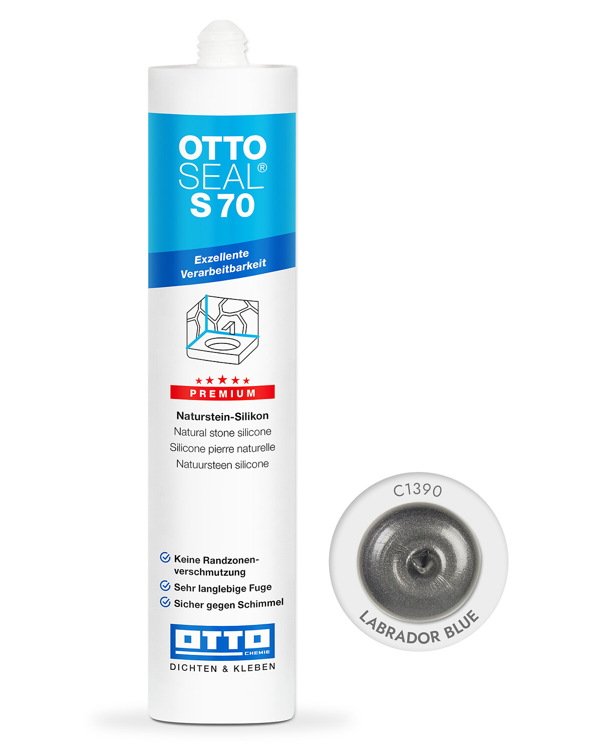 OTTOSEAL® S 70 Premium-Natursteinsilikon