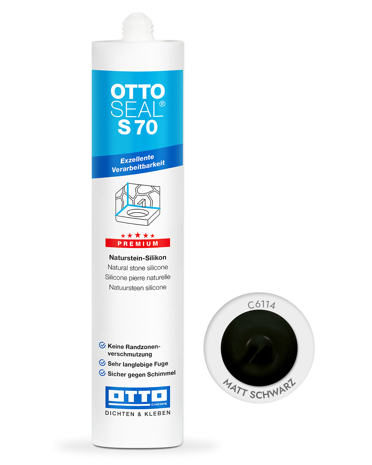 OTTOSEAL® S 70 Premium-Natursteinsilikon