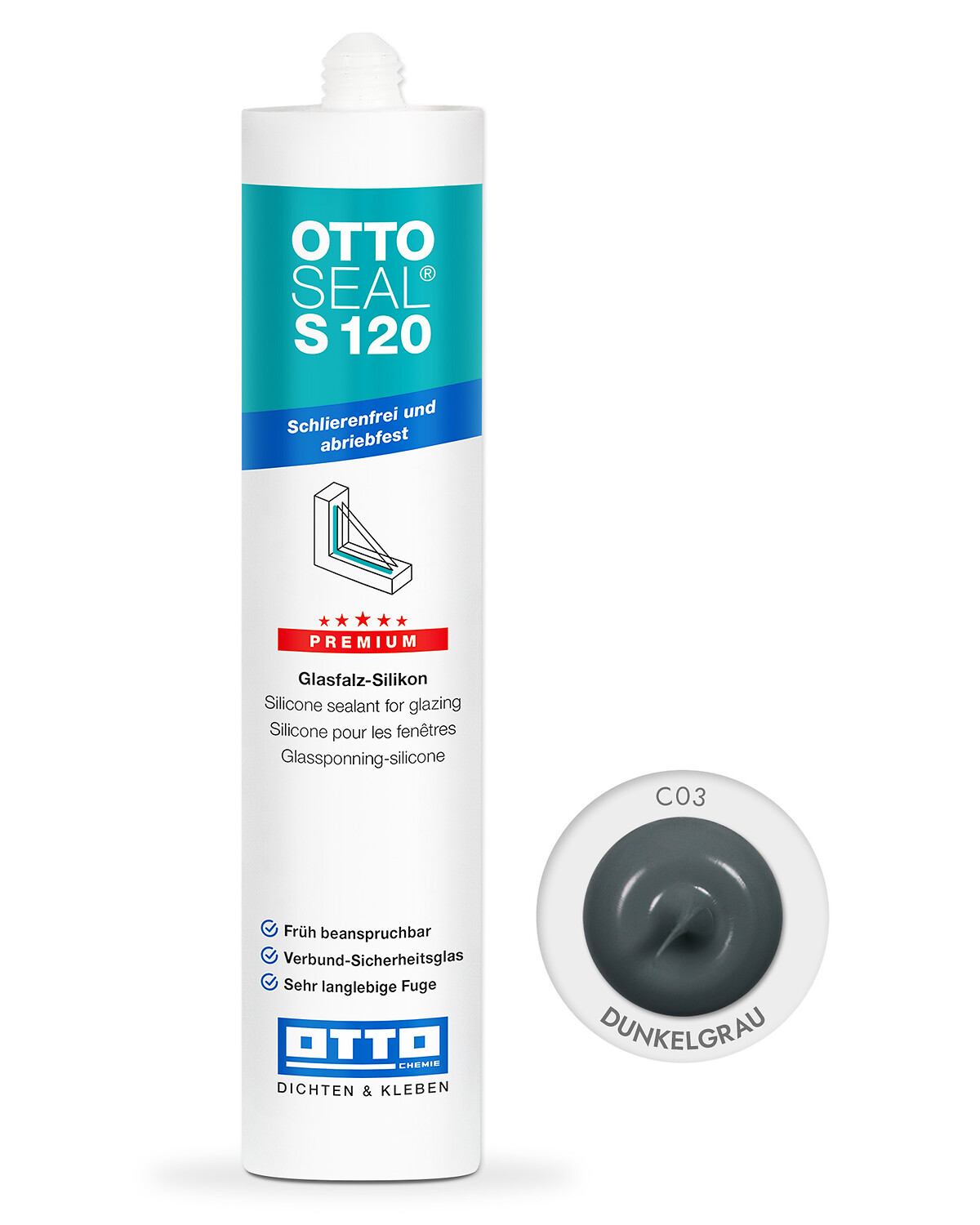 OTTOSEAL® S 120 - Das Premium-Glasfalz-Silikon