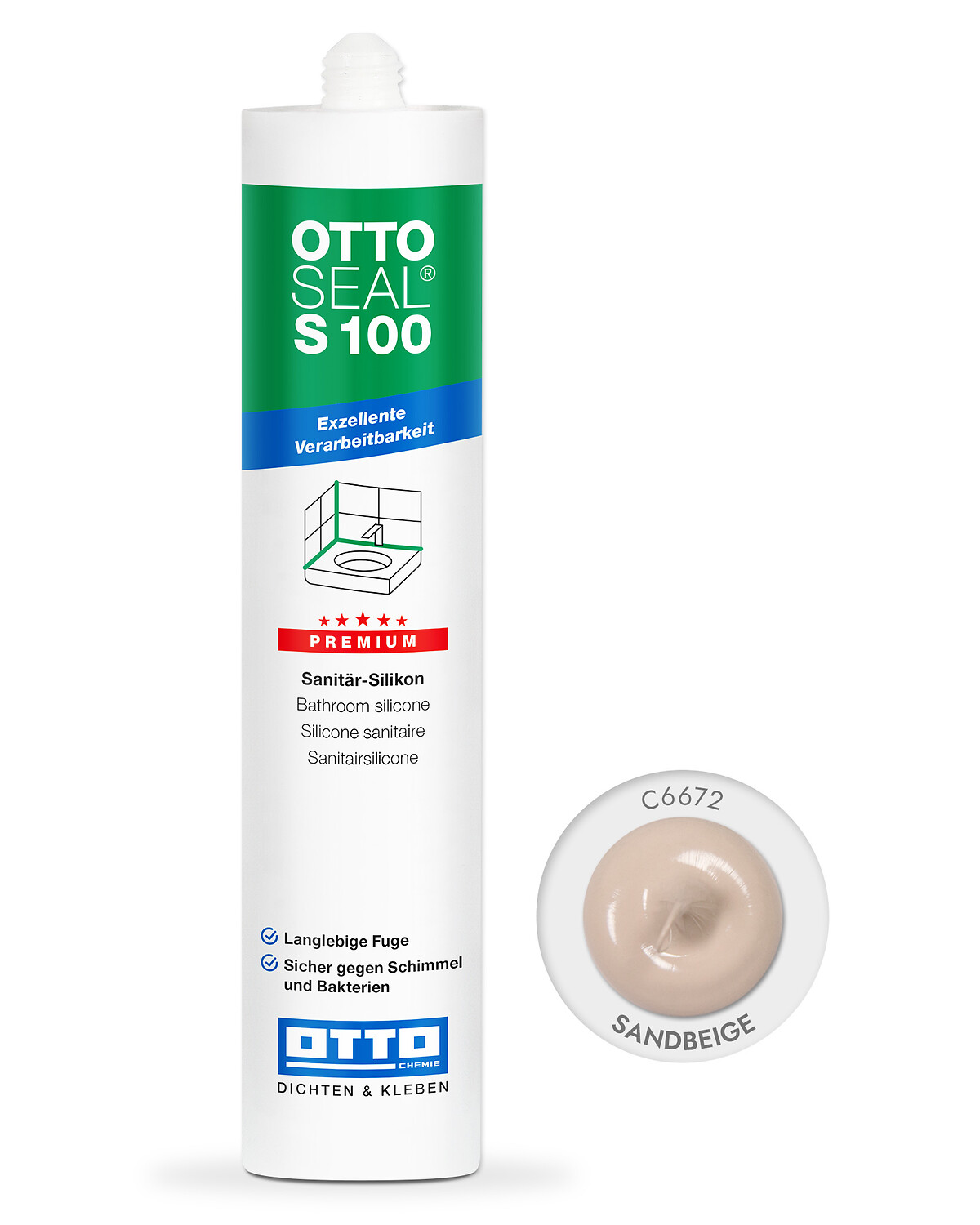 OTTOSEAL® S 100 - Das Premium-Sanitärsilikon
