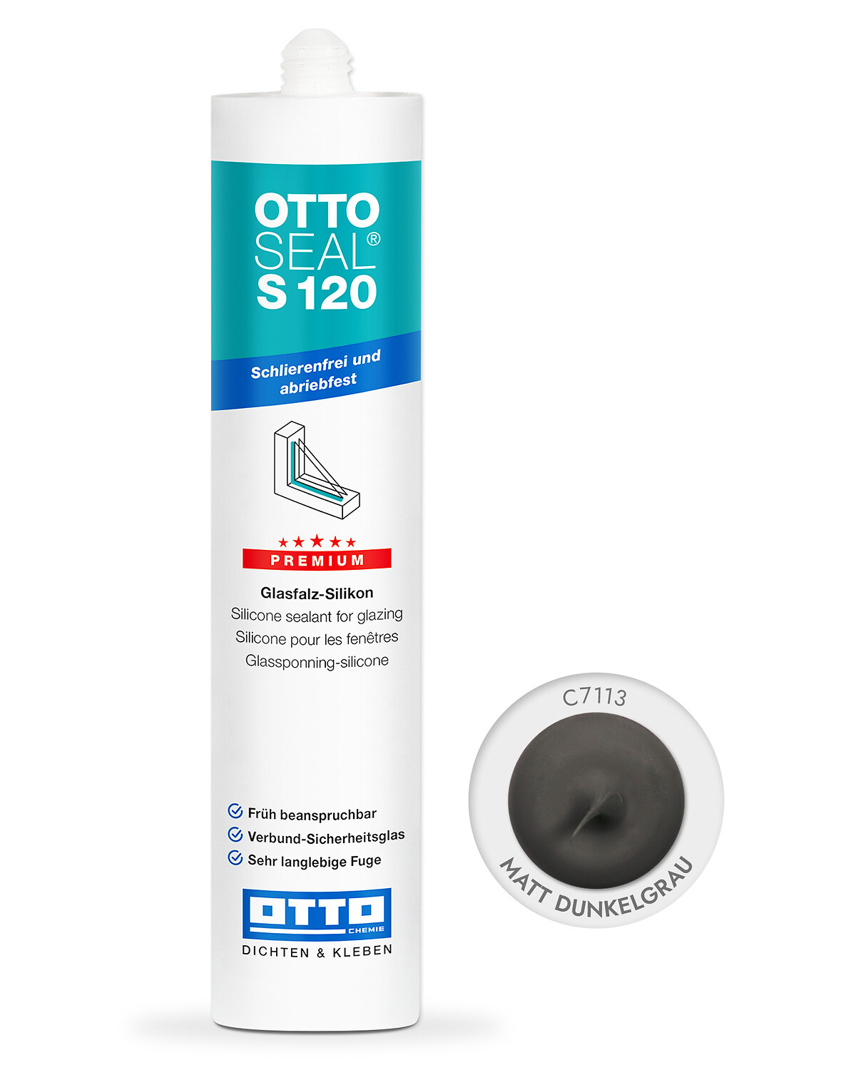 OTTOSEAL® S 120 - Das Premium-Glasfalz-Silikon