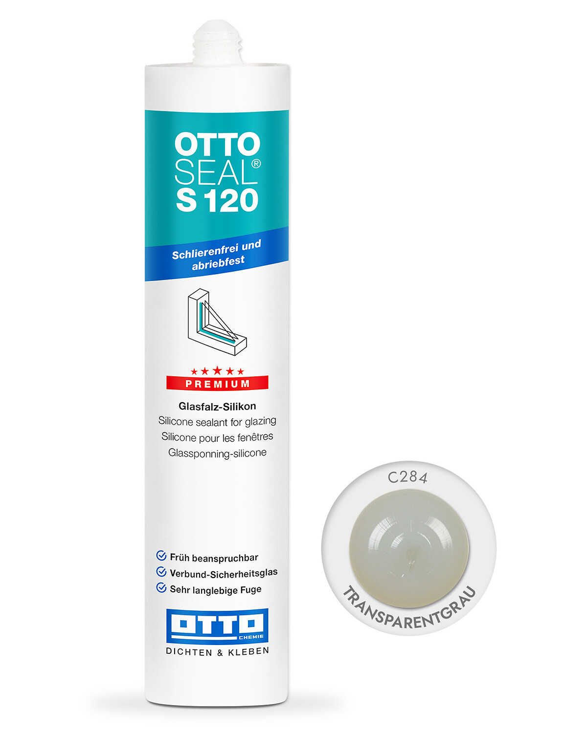 OTTOSEAL® S 120 - Das Premium-Glasfalz-Silikon