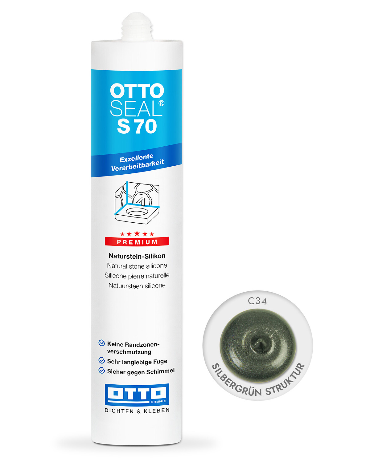 OTTOSEAL® S 70 Premium-Natursteinsilikon