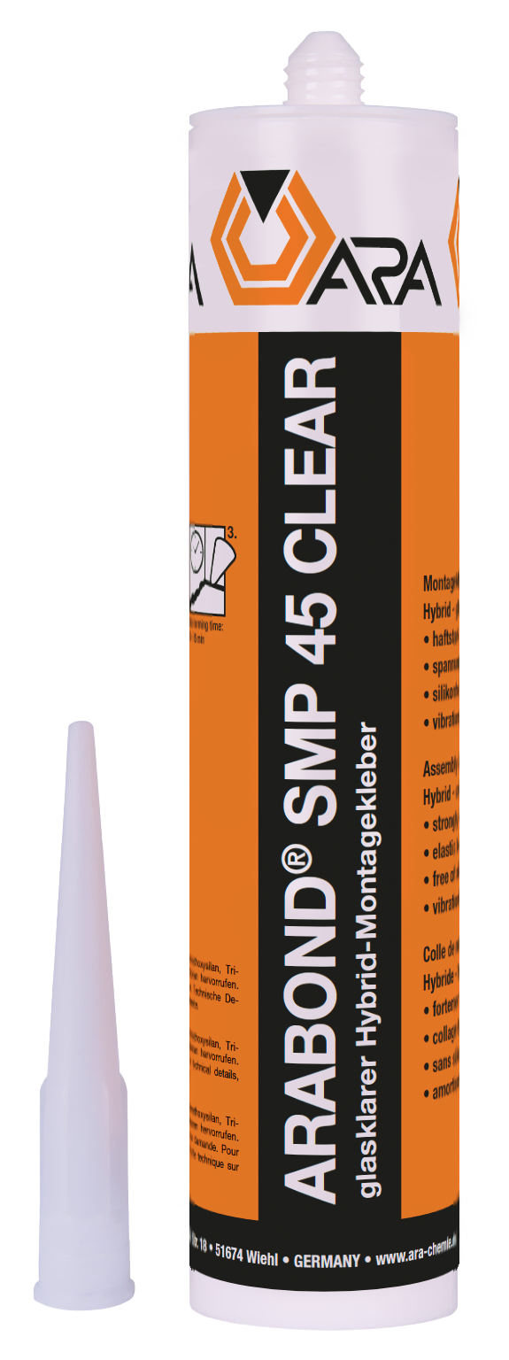 ARABOND® SMP 45 CLEAR - Glasklarer Hybrid-Montagekleber