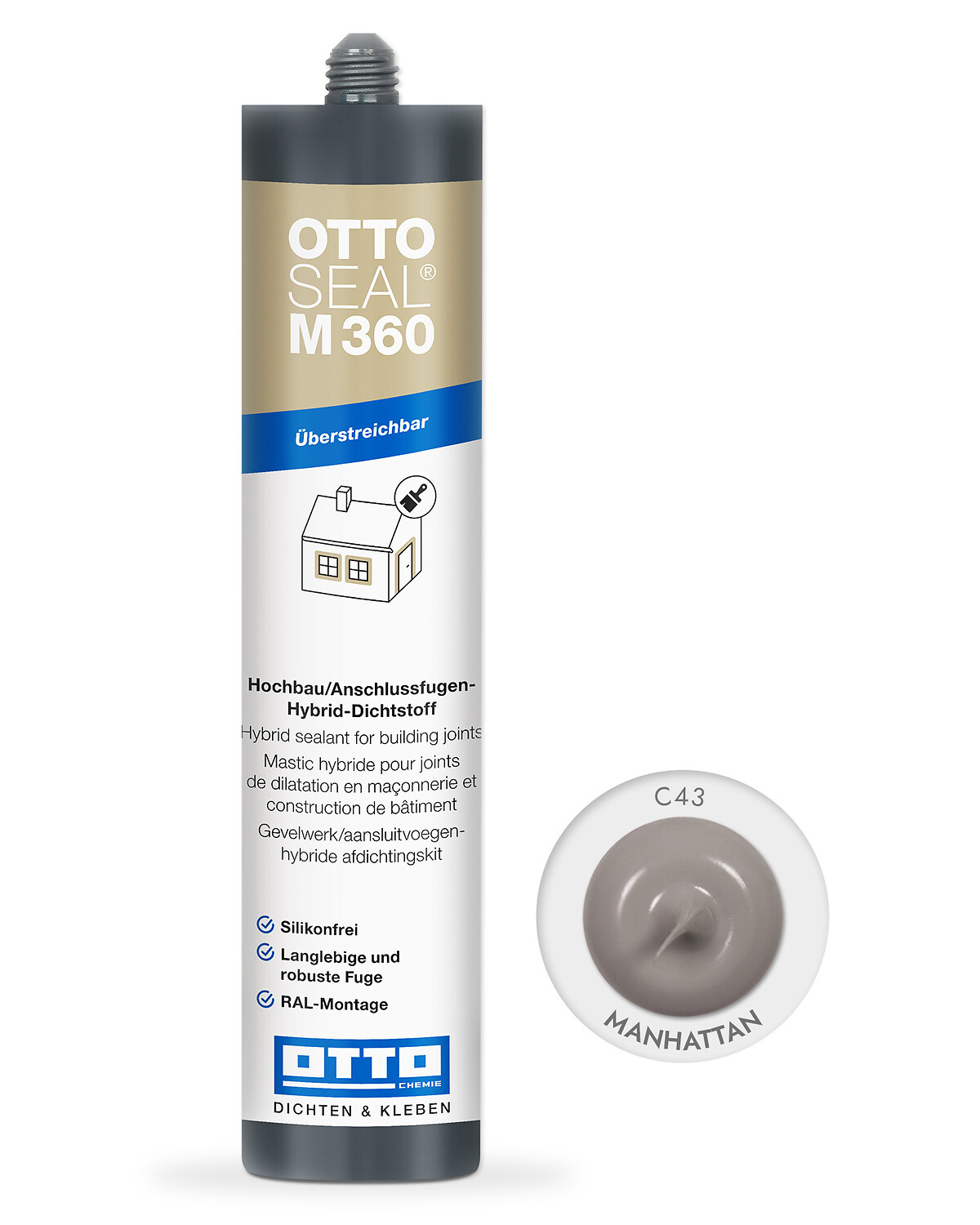 OTTOSEAL® M 360 - Hybrid-Dichtstoff für Hochbaufugen