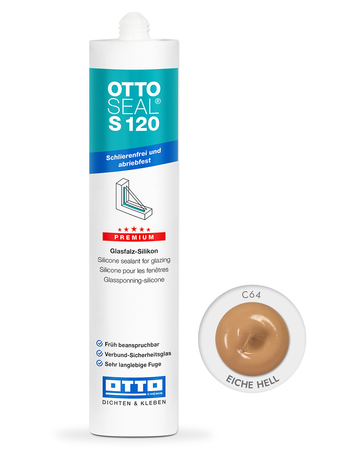 OTTOSEAL® S 120 - Das Premium-Glasfalz-Silikon