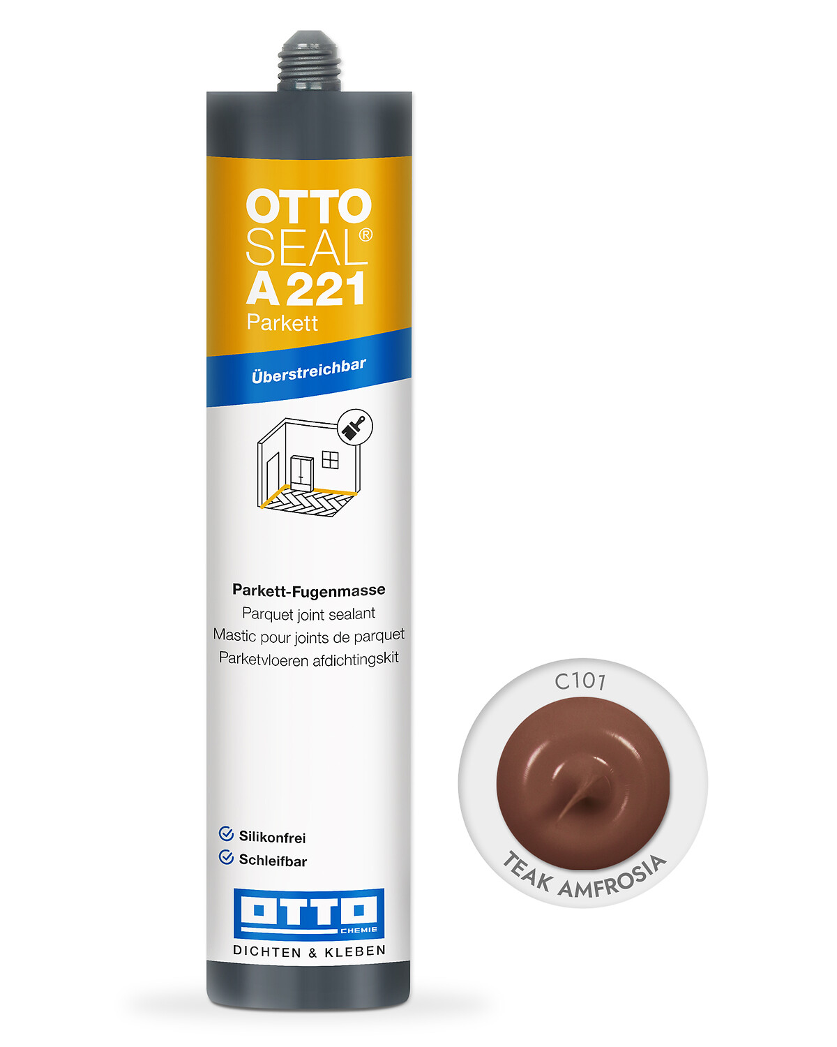 OTTOSEAL® A 221 Parkett - Die silikonfreie, plastische Parkettfugenmasse