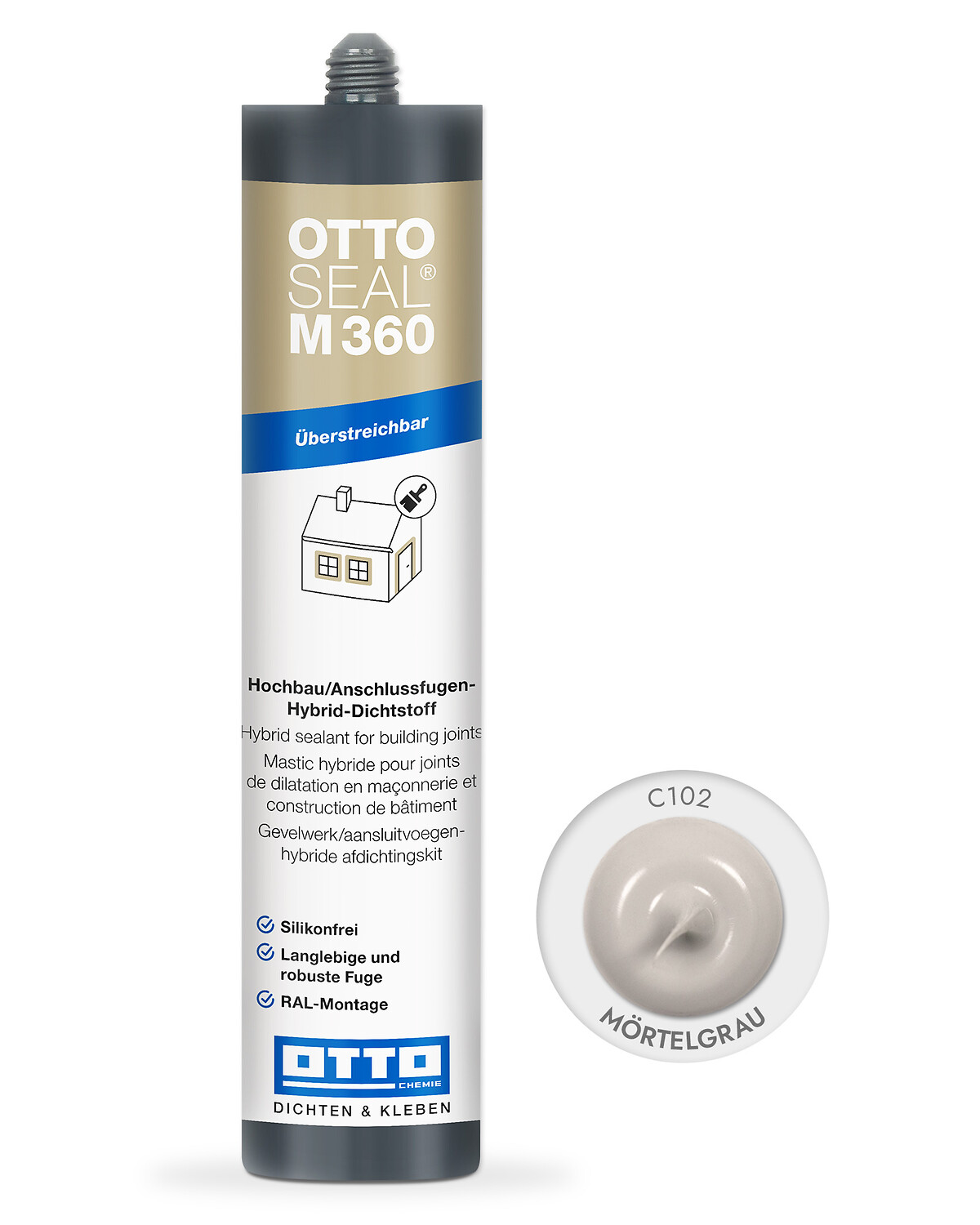 OTTOSEAL® M 360 - Hybrid-Dichtstoff für Hochbaufugen