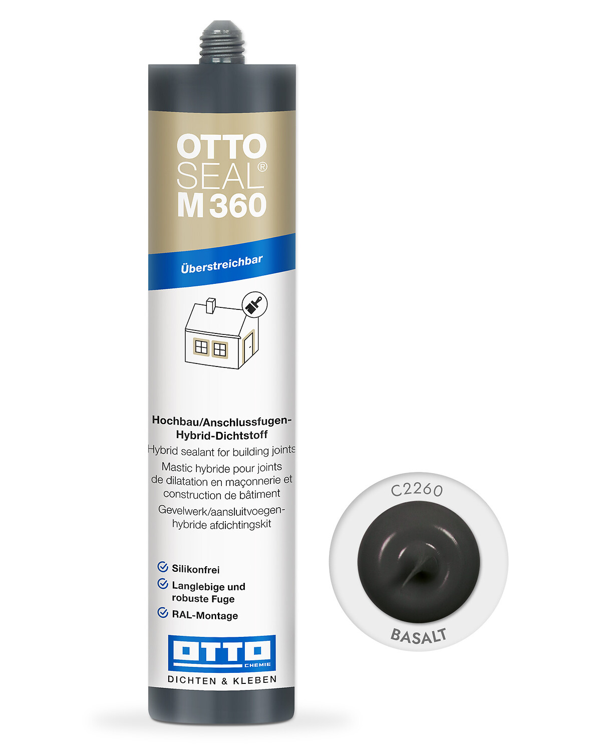 OTTOSEAL® M 360 - Hybrid-Dichtstoff für Hochbaufugen
