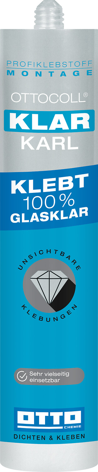 OTTOCOLL® KLARKARL - Der unsichtbare Montage-Klebstoff - 1K-Hybrid-Polymer STP-Klebstoff - M502