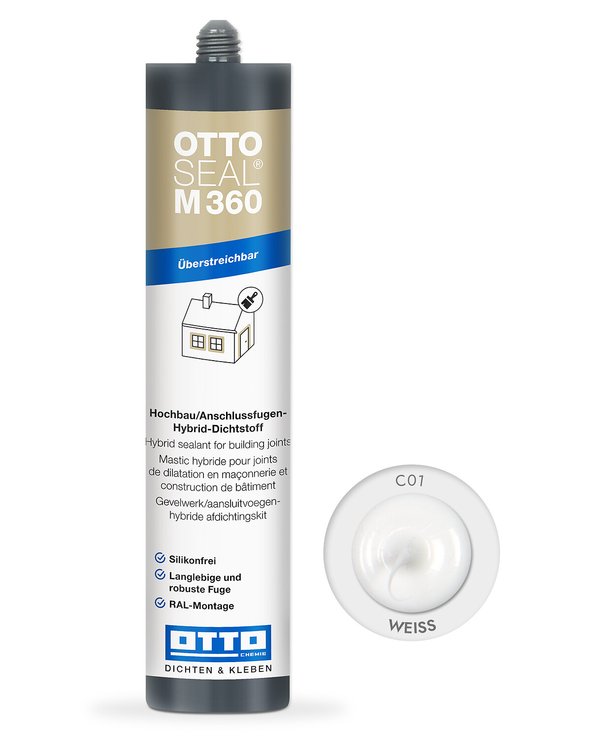 OTTOSEAL® M 360 - Hybrid-Dichtstoff für Hochbaufugen