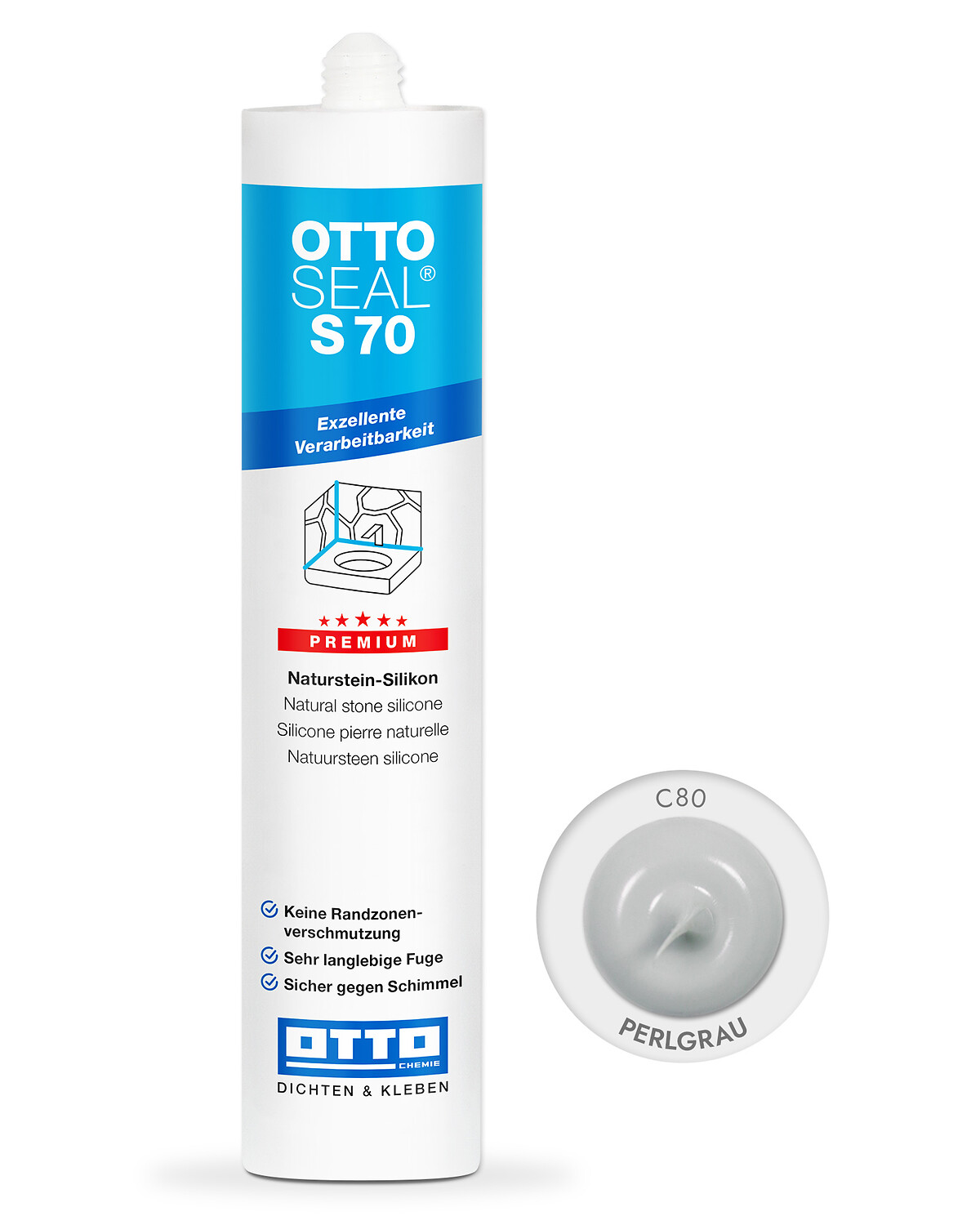 OTTOSEAL® S 70 Premium-Natursteinsilikon