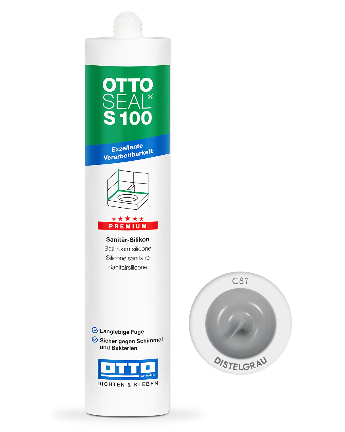 OTTOSEAL® S 100 - Das Premium-Sanitärsilikon