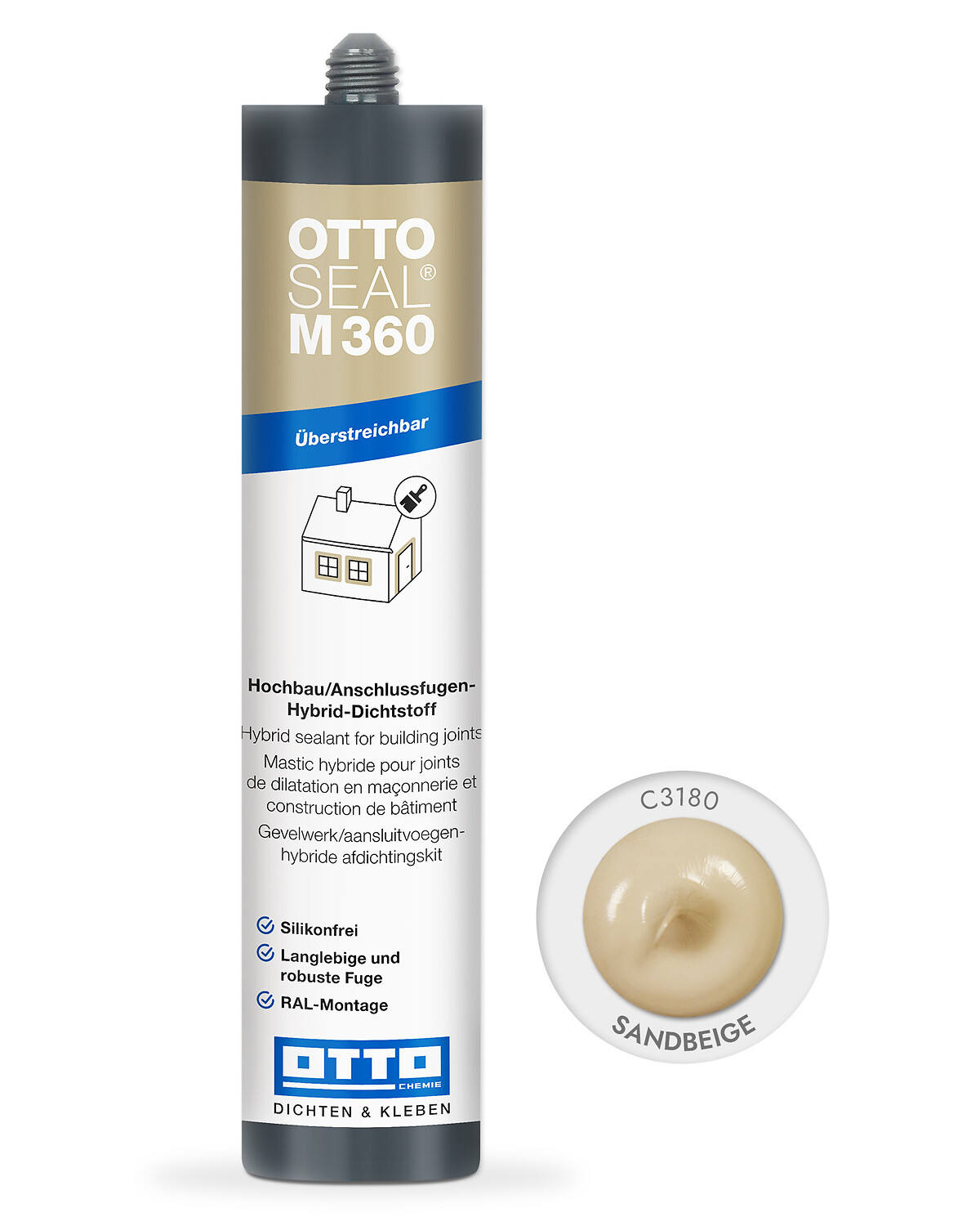 OTTOSEAL® M 360 - Hybrid-Dichtstoff für Hochbaufugen