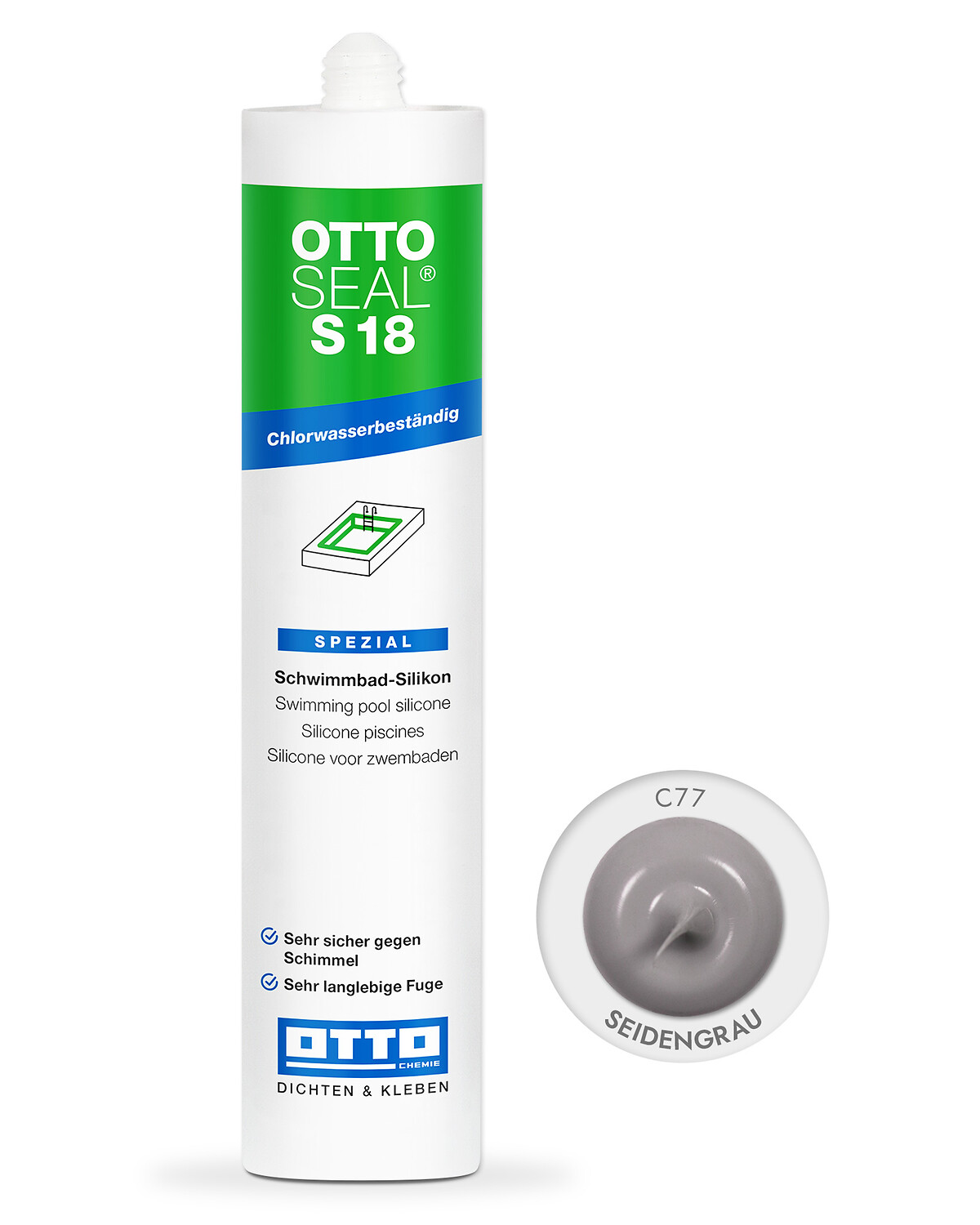OTTOSEAL® S 18 Schwimmbad-Silikon