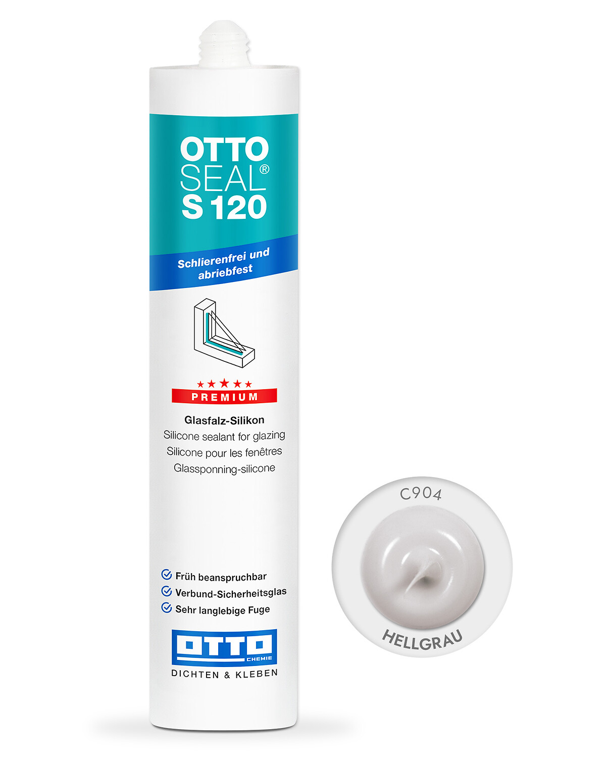 OTTOSEAL® S 120 - Das Premium-Glasfalz-Silikon