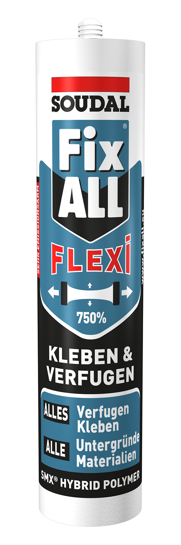 Bild-Kartusche-Fix-all Soudal Fix All Flexi (Classic) 470 g - Hybrid Kleb-Dichtstoff