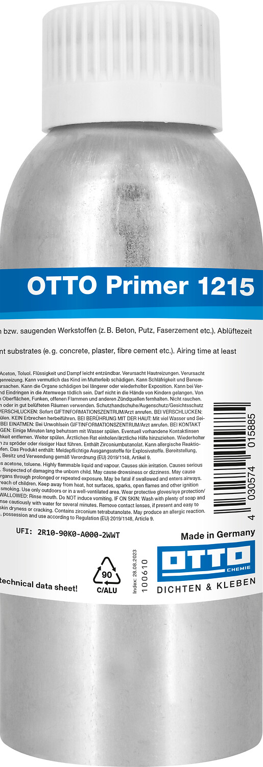 OTTO Primer 1215 - Der Silikon-Primer für saugende Untergründe OTTO Primer 1215 - Der Silikon-Primer für saugende Untergründe