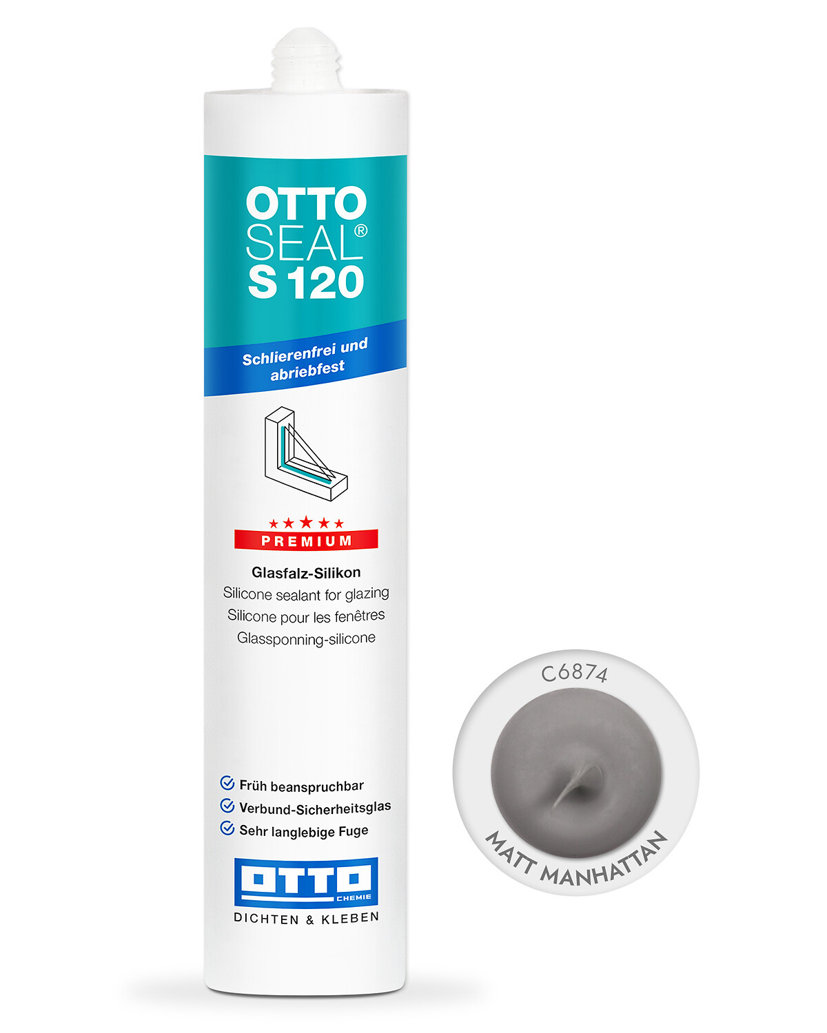OTTOSEAL® S 120 - Das Premium-Glasfalz-Silikon