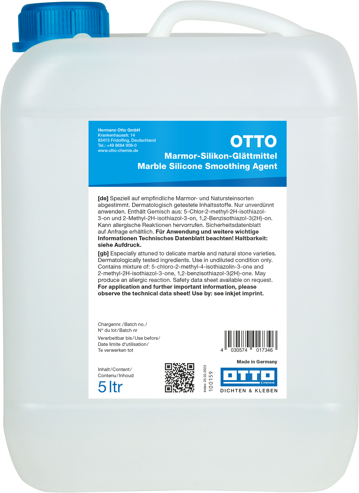 Bild Otto Marmor-Silicon-Glättmittel Flasche 5000 ml 