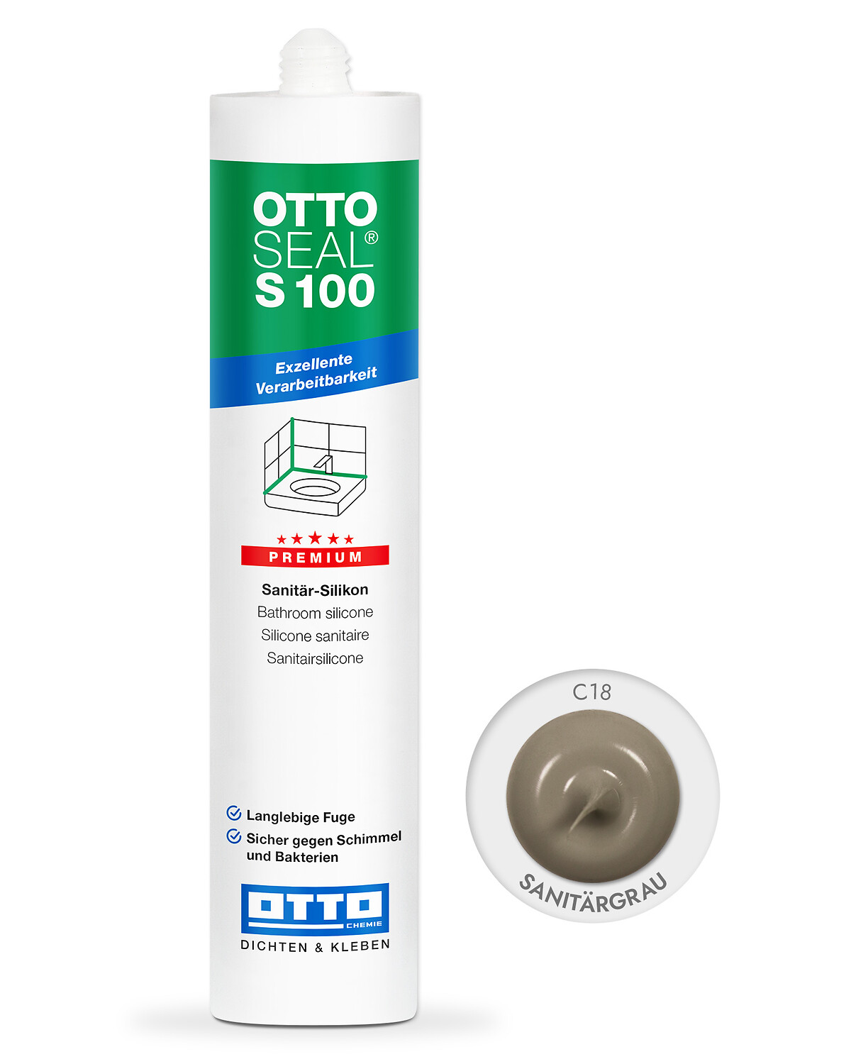 OTTOSEAL® S 100 - Das Premium-Sanitärsilikon