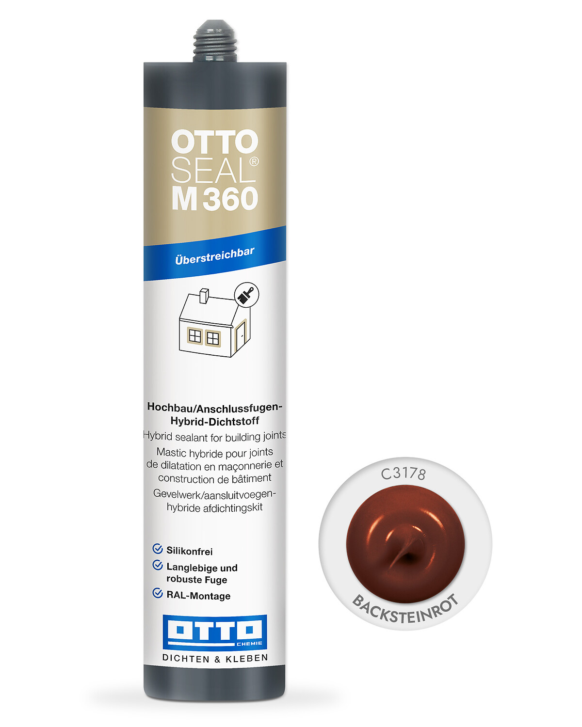 OTTOSEAL® M 360 - Hybrid-Dichtstoff für Hochbaufugen
