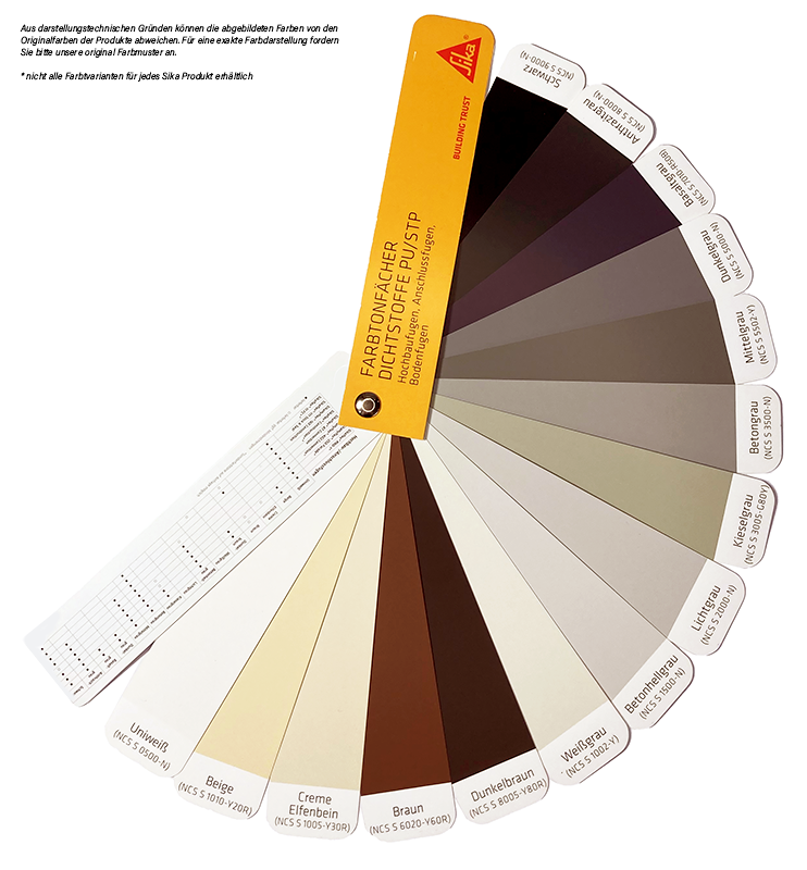 Farbtafel Sika
