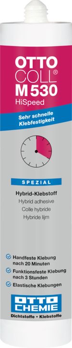 OTTOCOLL® M 530 HiSpeed - Hybrid-Klebstoff mit schneller Funktionsfestigkeit