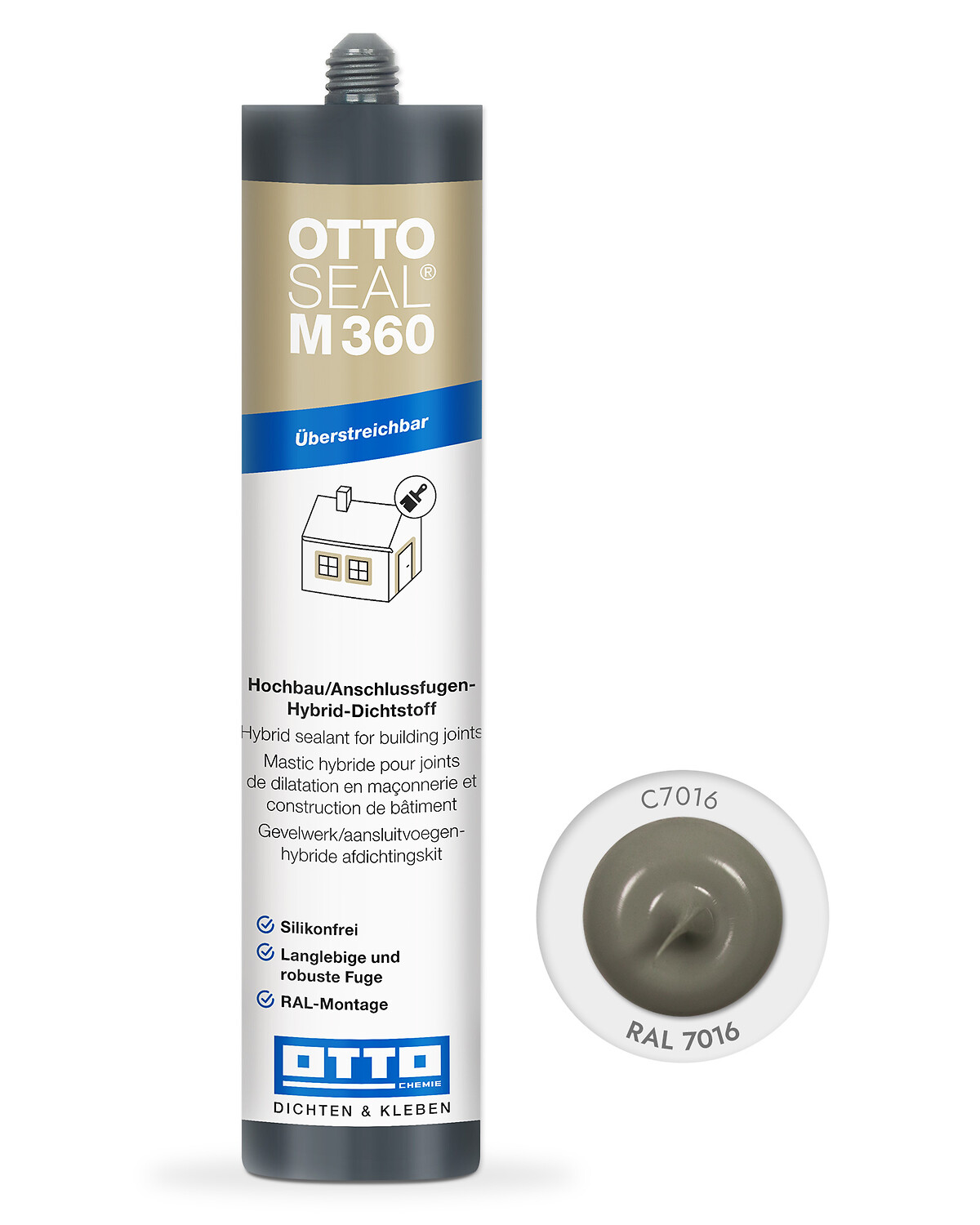 OTTOSEAL® M 360 - Hybrid-Dichtstoff für Hochbaufugen