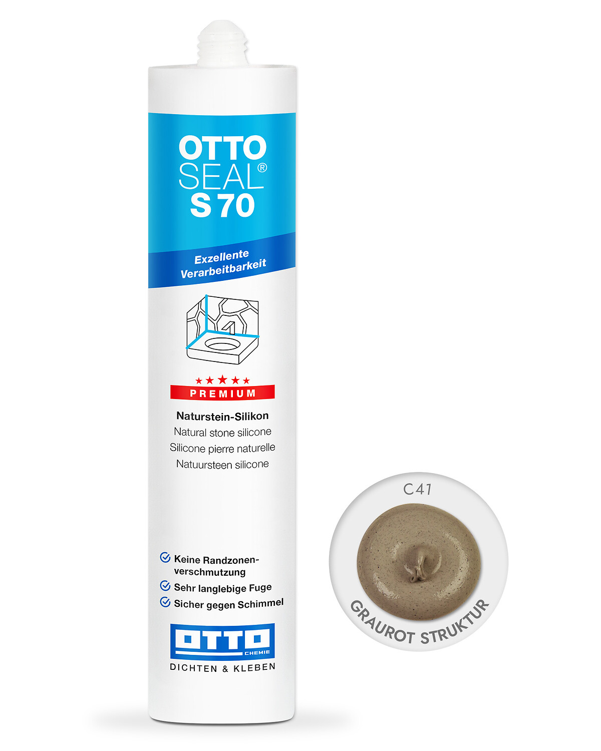 OTTOSEAL® S 70 Premium-Natursteinsilikon