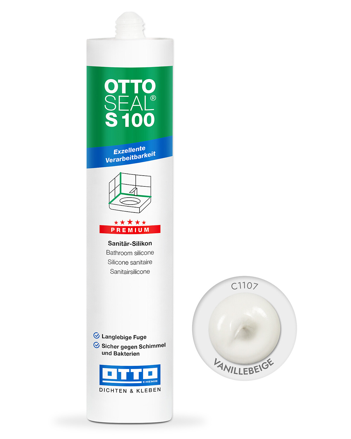 OTTOSEAL® S 100 - Das Premium-Sanitärsilikon