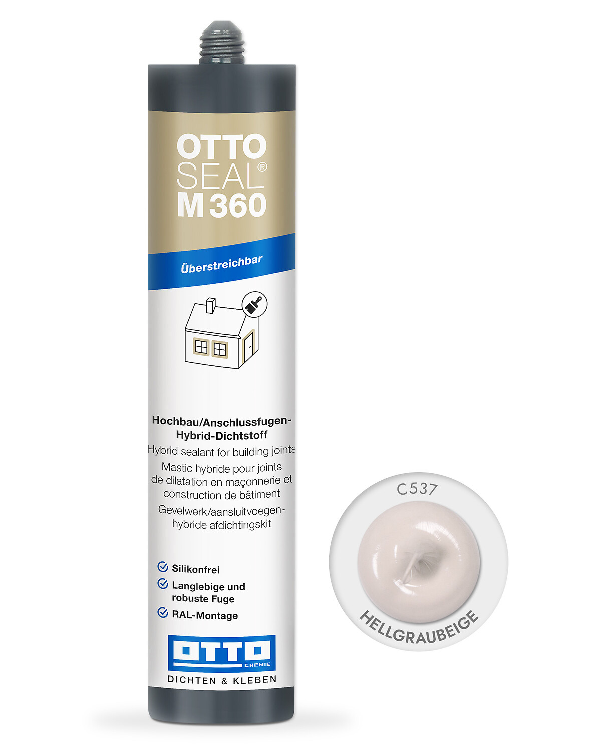 OTTOSEAL® M 360 - Hybrid-Dichtstoff für Hochbaufugen