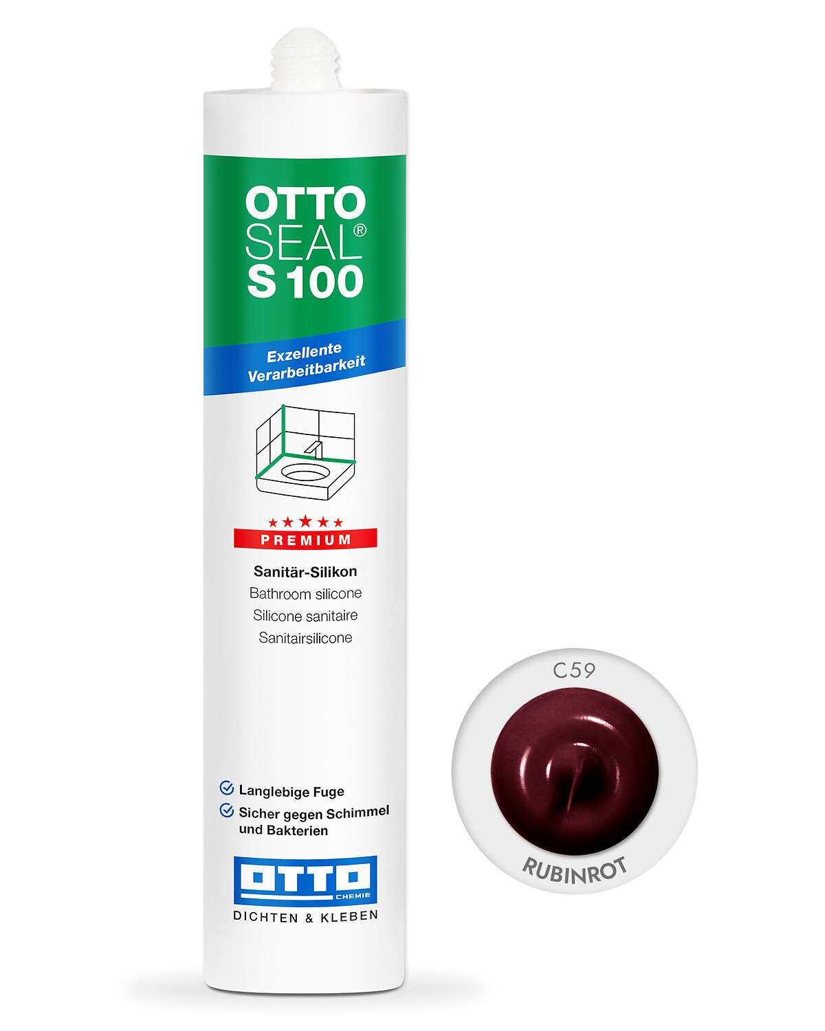 OTTOSEAL® S 100 - Das Premium-Sanitärsilikon