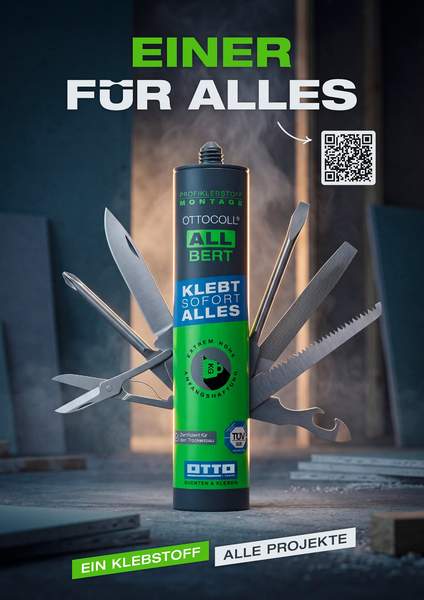 4 x Klebstoff Ottocoll Allbert weiß - Herbstaktion