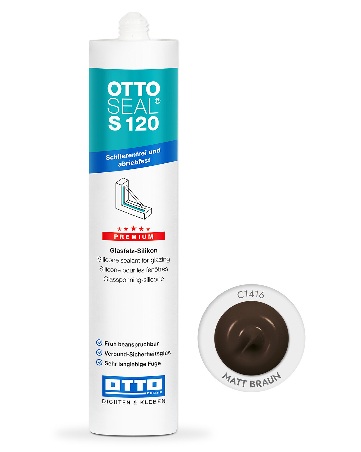 OTTOSEAL® S 120 - Das Premium-Glasfalz-Silikon