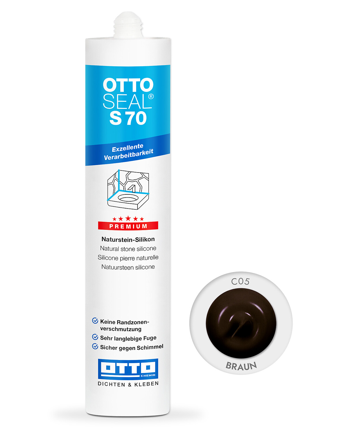 OTTOSEAL® S 70 Premium-Natursteinsilikon