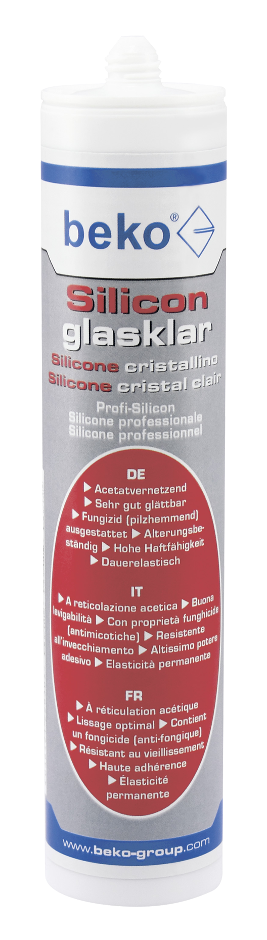 Bild Beko silicon glasklar Kartusche 310 ml