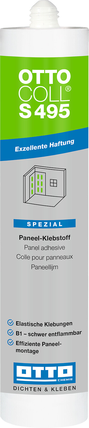 OTTOCOLL® S 495 - Silicon-Klebstoff für Wandpaneele - 310 ml