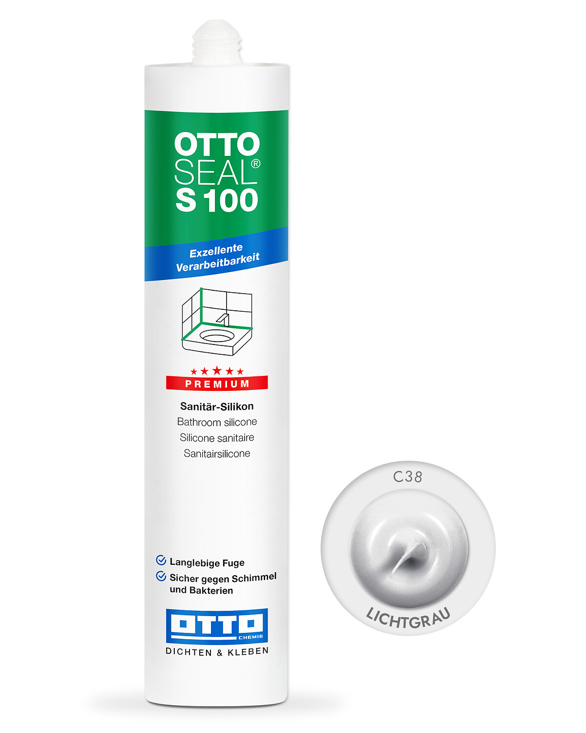 OTTOSEAL® S 100 - Das Premium-Sanitärsilikon