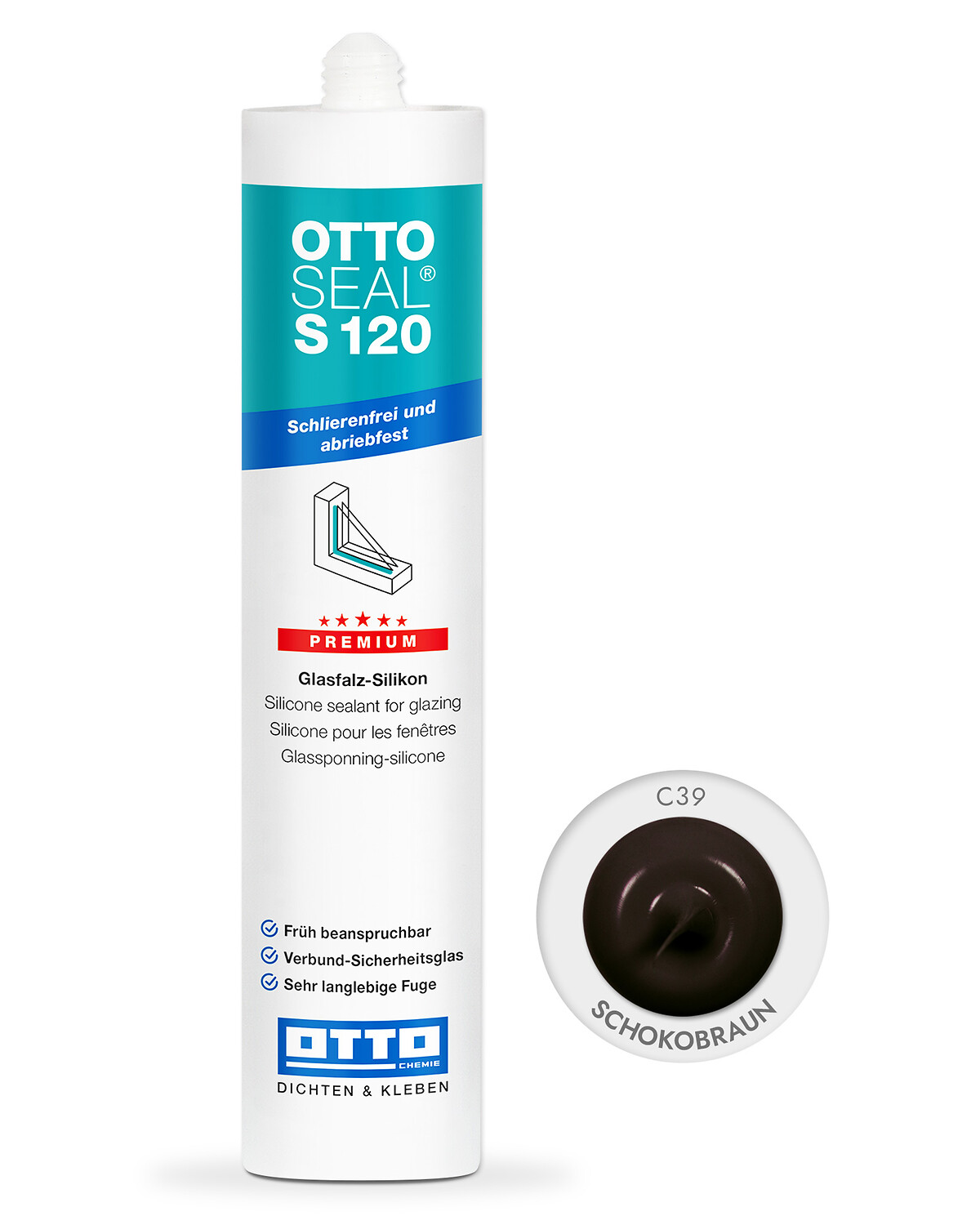 OTTOSEAL® S 120 - Das Premium-Glasfalz-Silikon