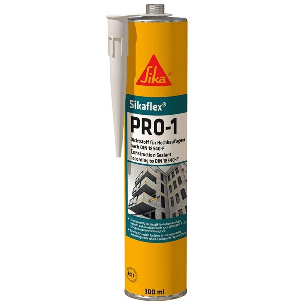 Sikaflex® PRO 1 300 ml - Hochleistungsdichtstoff für Hochbaufugen 
