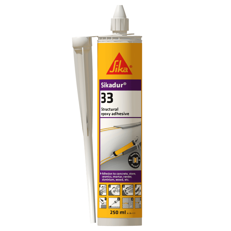 Sikadur®-33 - 2-Komponentiger, thixotroper Epoxidharzkleber - 250 ml