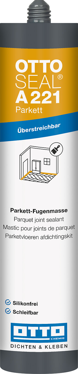 OTTOSEAL® A 221 Parkett - Die silikonfreie, plastische Parkettfugenmasse OTTOSEAL® A 221 Parkett - Die silikonfreie, plastische Parkettfugenmasse