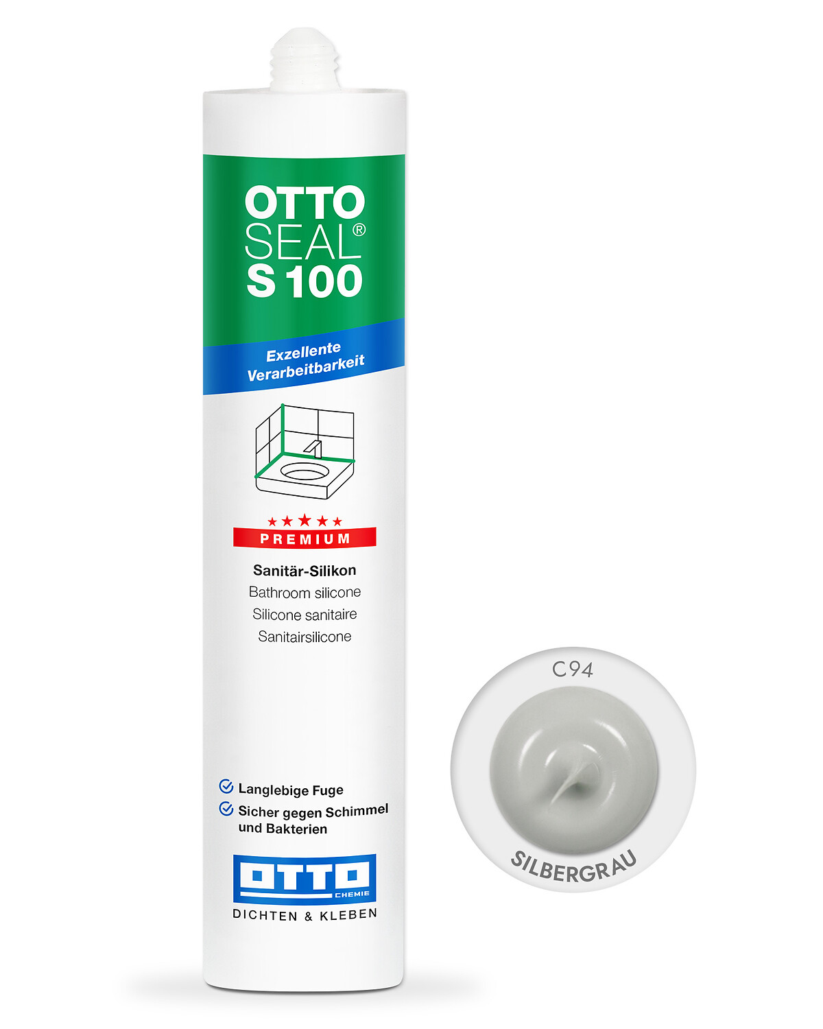 OTTOSEAL® S 100 - Das Premium-Sanitärsilikon