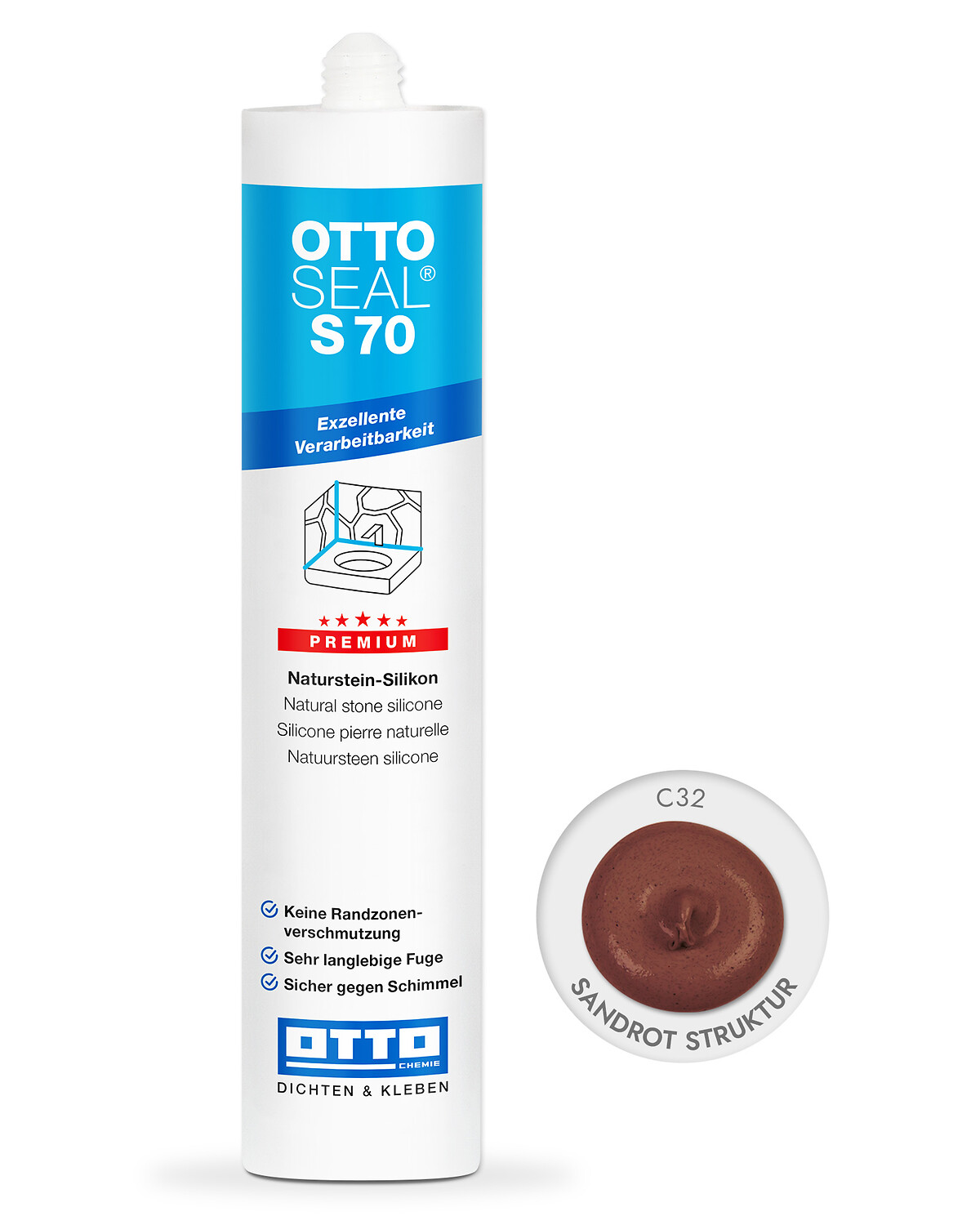 OTTOSEAL® S 70 Premium-Natursteinsilikon