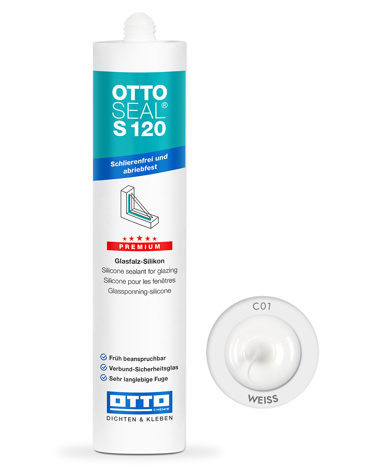 OTTOSEAL® S 120 - Das Premium-Glasfalz-Silikon OTTOSEAL® S 120 - Das Premium-Glasfalz-Silikon
